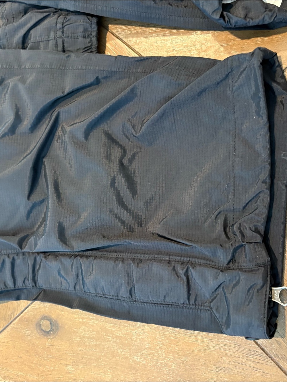 REI Rain Pants Womens Medium Petite Black Nylon Hiking Camping Outdoors EUC - Picture 7 of 8